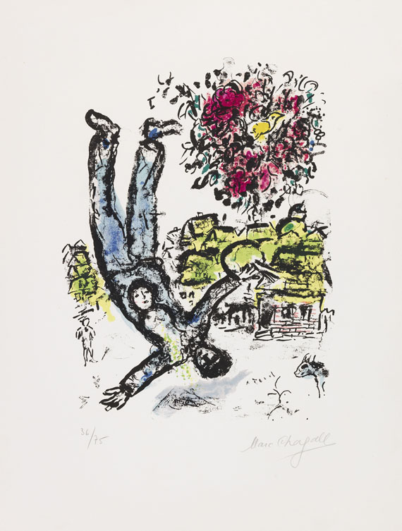 Marc Chagall - Le bouquet d