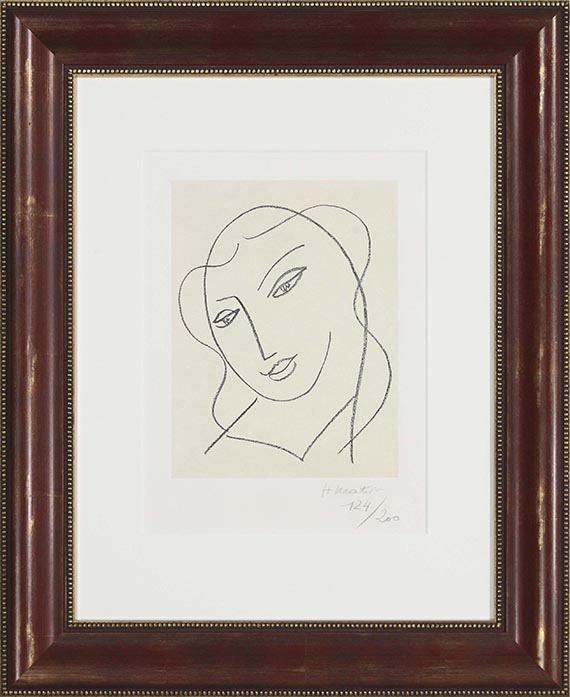 Henri Matisse - Etudes pour la Vierge "Tête voilée" - Cornice