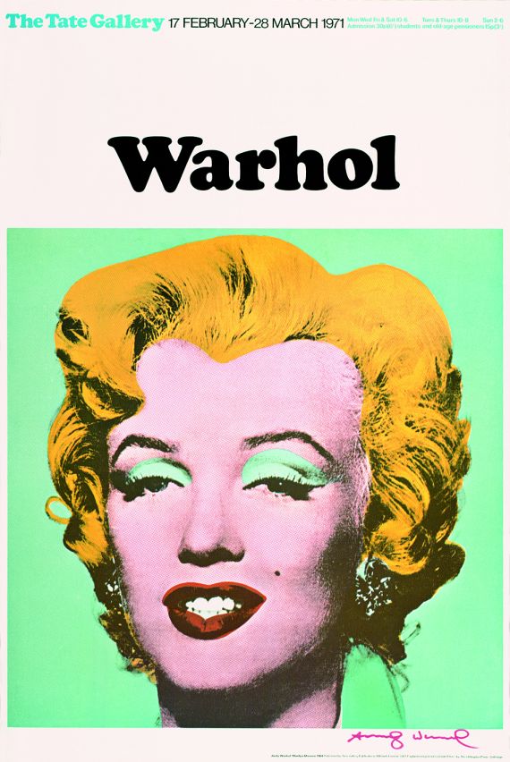 Andy Warhol - Marilyn Monroe-Plakat