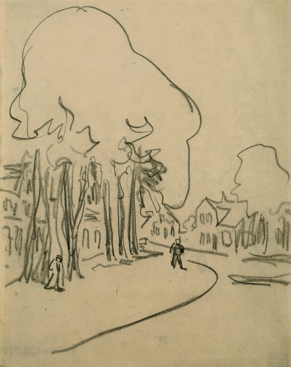 Ernst Ludwig Kirchner - Dorfstraße