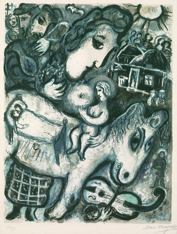 Marc Chagall - Le Village grise