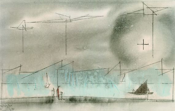 Lyonel Feininger - Waterway Mists