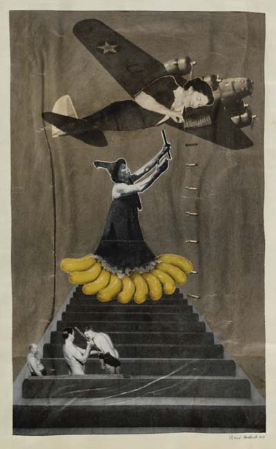 René (d.i. G. Frh. v. Fritsch) Halkett - Surrealistische Szene