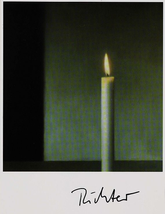 Gerhard Richter - 4 Postkarten: Kerze. Sekretärin. 192 Farben. Claudius