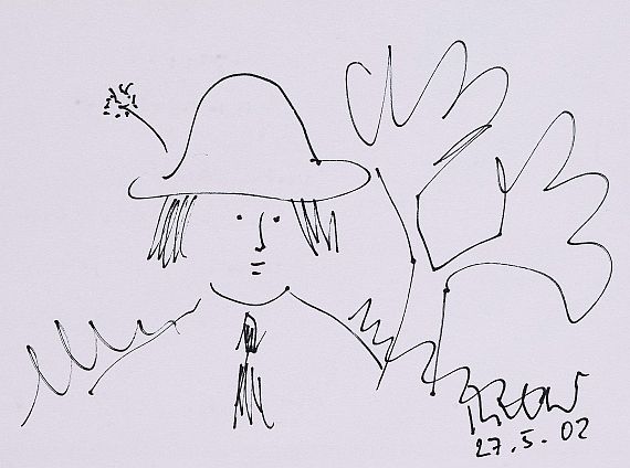 Gerhard Richter - Figur mit Hut
