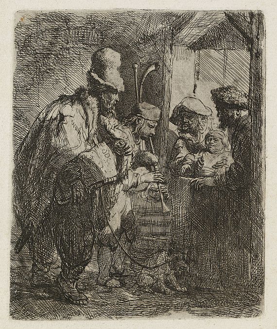Harmensz. van Rijn Rembrandt - Die wandernden Musikanten