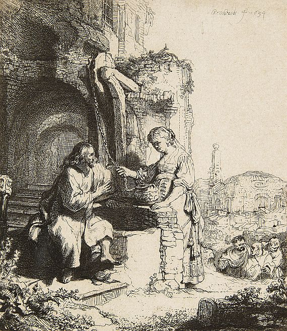 Harmensz. van Rijn Rembrandt - Christus und die Samariterin