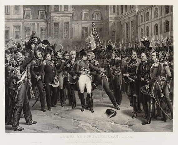  Napoléon - Adieux de Fontainebleau (20 Avril 1814). Retour de l