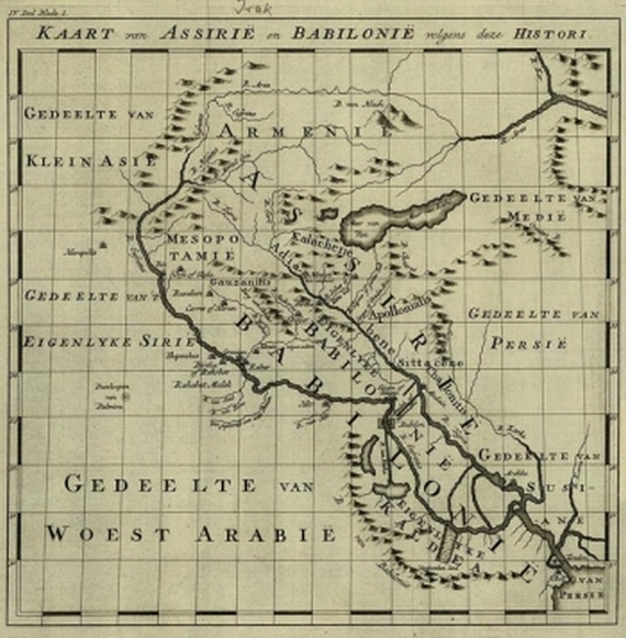  Asien - 12 Bll. historische Karten von Vorderasien.