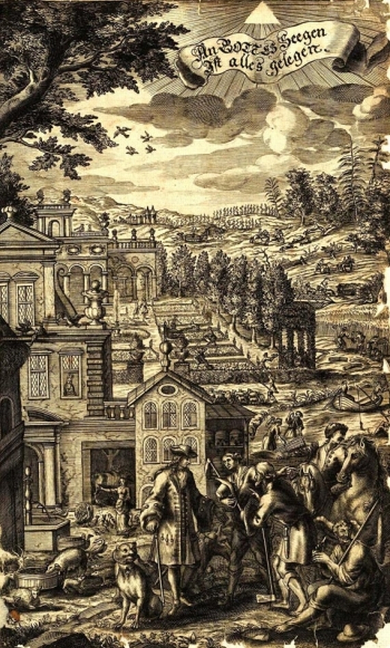 Andreas Glorez - Vollständige Hauß- und Land-Bibliothec. 1700.