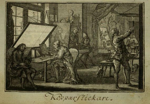 Berufsdarstellungen - Berufsdarstellungen. 1750