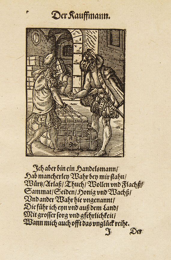 Hans Sachs - Beschreibung aller Stände. 1574. - Altre immagini
