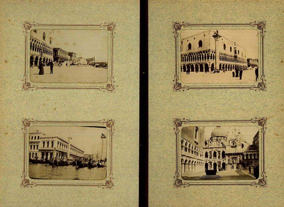 Fotografie - Foto-Album Italien. Um 1870.