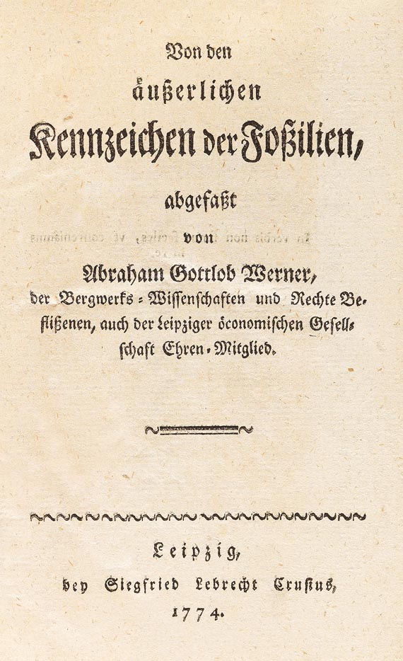 Abraham Gottlob Werner - Kennzeichen der Foßilien, 1774 - Altre immagini