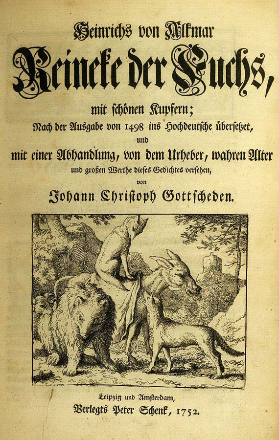 Hinrek van Alkmar - Reineke der Fuchs (1752)