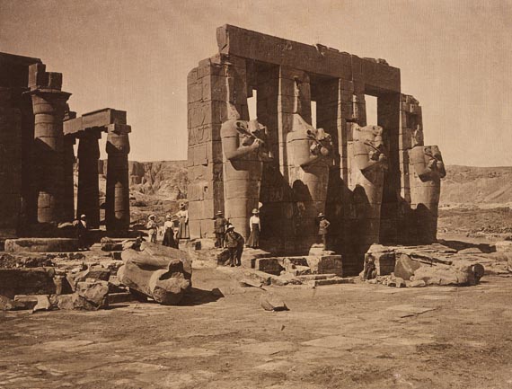  Reisefotografie - Reiseerinnerungen aus Egypten, Italien, Tunis und D.O.Afrika. Fotoalbum. Um 1900-1910. - Altre immagini