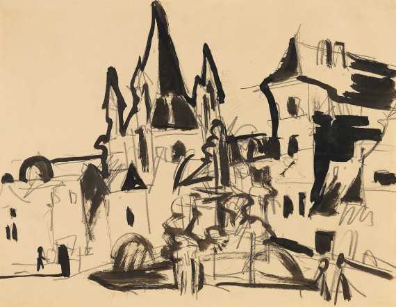 Ernst Ludwig Kirchner - Vorort von Dresden