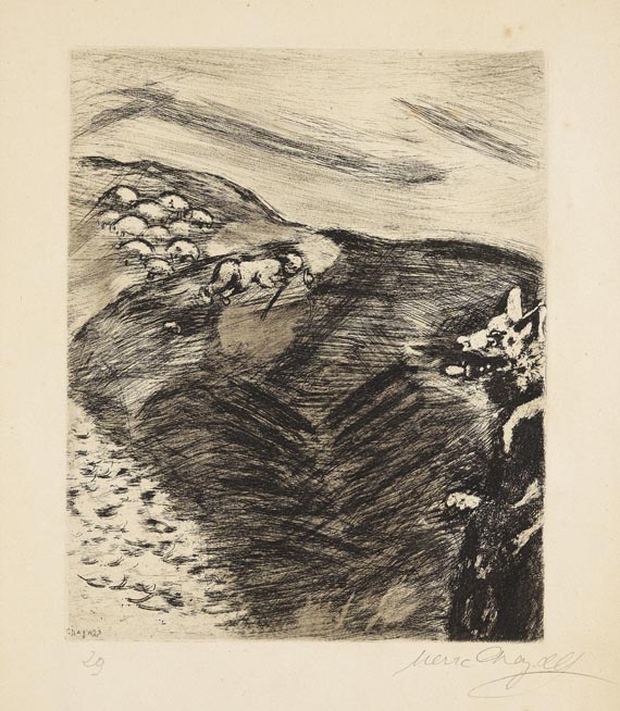 Marc Chagall - Le Loup devenu berger