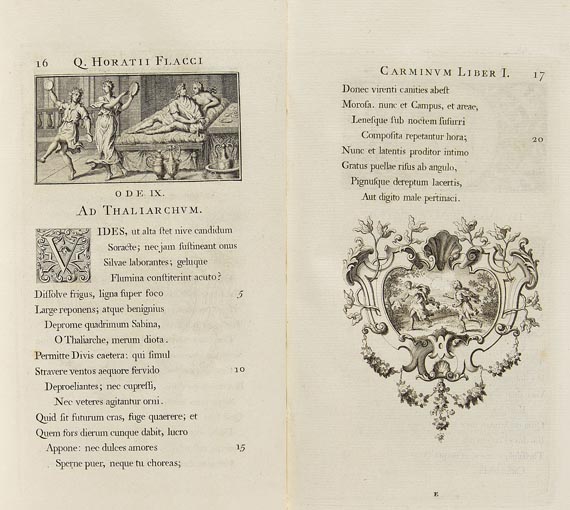 Quintus Horatius Flaccus - Opera. 2 Bde. 1733