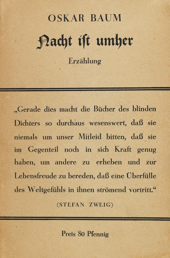 Oskar Baum - Nacht ist umher. 1929. - Altre immagini