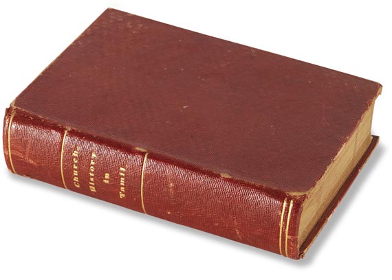 Christian Gottlob Barth - A brief history of the church of Christ (1845). - Legatura