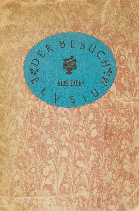 Franz Werfel - Der Besuch aus dem Elysium. 1912 - Legatura