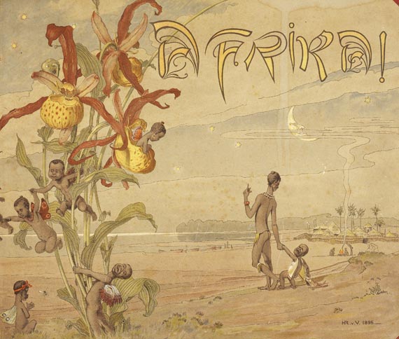 Hans Richard von Volkmann - Afrika 1895. - Legatura