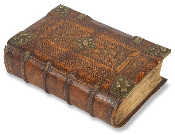 Sebastian Franck - Chronica und Weltbuch. 2 Teile in 1 Bd. 1534. - Legatura