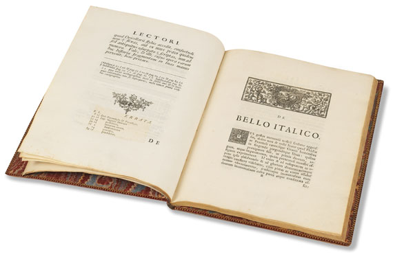 Bernardus Oricellarius (Rucellai) - De bello italico commentarius. 1724. - Altre immagini