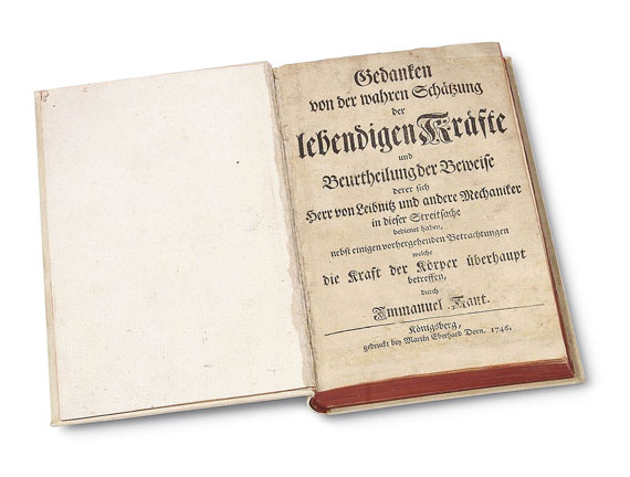 Immanuel Kant - Gedanken von der wahren Schätzung ... 1746. - Altre immagini