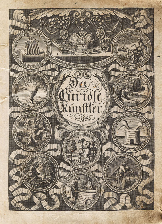  Haus- und Landwirtschaft - Kirsch, F. A., Curiose Künstler. 1710. - Altre immagini