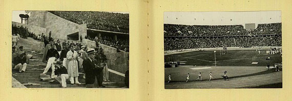 Olympische Spiele - Tebe Klein-Photothek (Fotoalbum Olymp. Spiele, 1936).