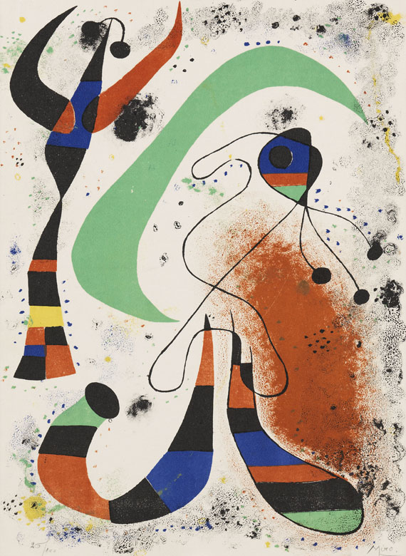 Joan Miró - La nuit (Derrière le miroir)