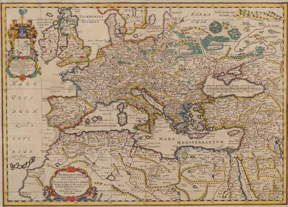  Europa - 1 Bl. Europa antiqua. 1650