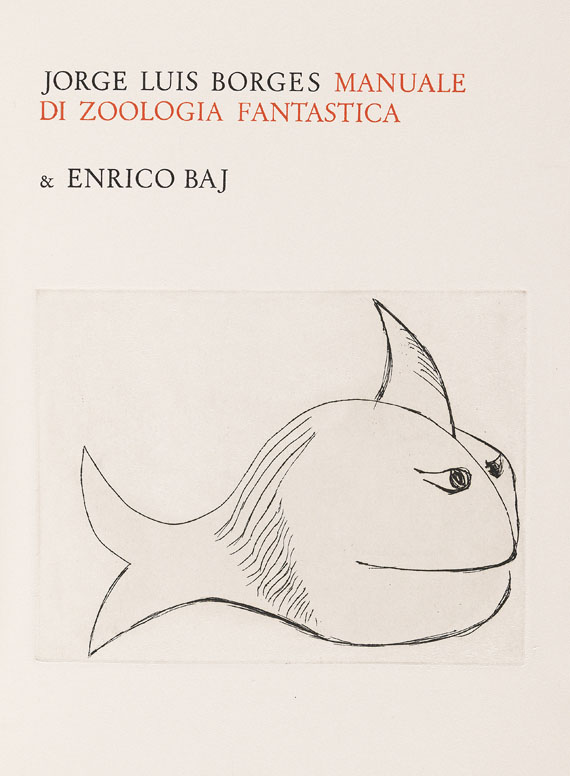 Enrico Baj - Borges: Manuale di Zoologia Fantastica. 1973. - Altre immagini