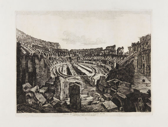 Luigi Rossini - 32 Bll. aus Antichità Romane. 1823. - Altre immagini
