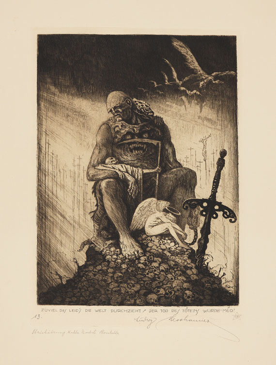 Ludwig Hesshaimer - Der Weltkrieg. Ein Totentanz. 1921 - Altre immagini