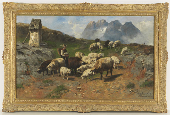 Christian Mali - Hirtenjunge mit Schafen im Gebirge - Altre immagini