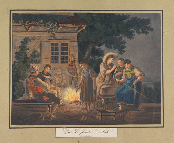 Aloys Schreiber - Trachten, Volksfeste ... im Grosherzogtum Baden. 1824.. - Altre immagini