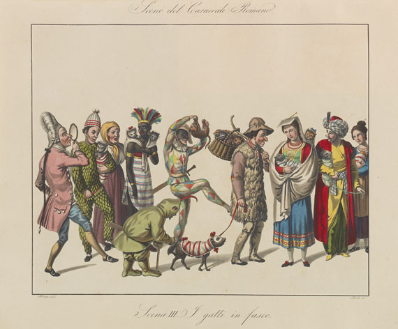 Francesco Valentini - Valentini, F., Trattato su la Commedia dell´Arte. 1826. - Altre immagini