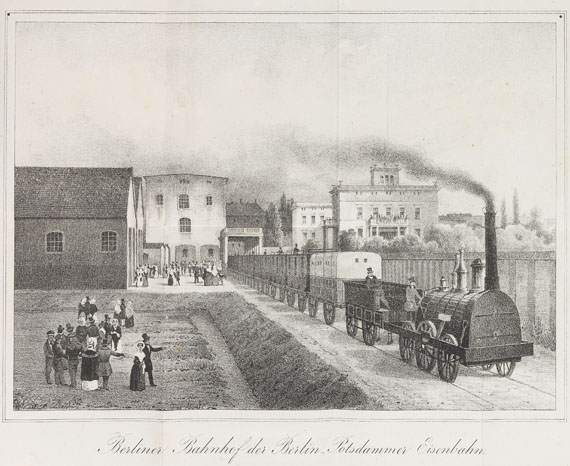   - Die Berlin-Potsdamer Eisenbahn. 1838. - Altre immagini