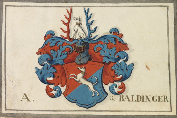  Album amicorum - Stammbuch Baldinger. Jena 1743-44. - Altre immagini