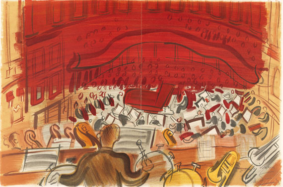 Raoul Dufy - Witold, J., Le concert des anges. 1963.