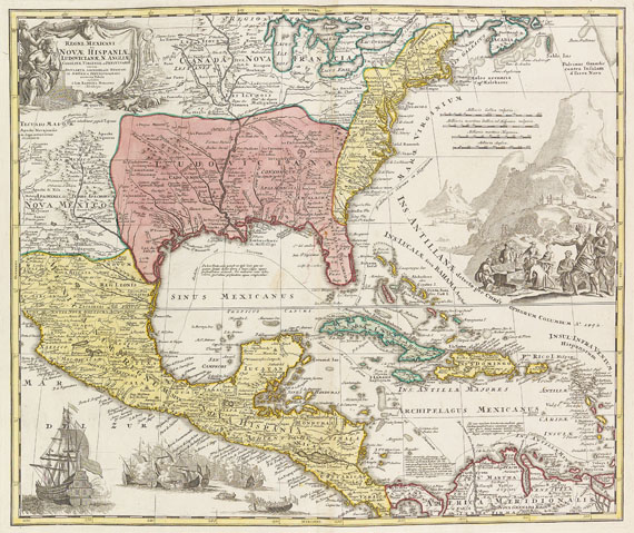 Johann Baptist Homann - Grosser Atlas uber die gantze Welt. 1725. 2 Bde. - Altre immagini