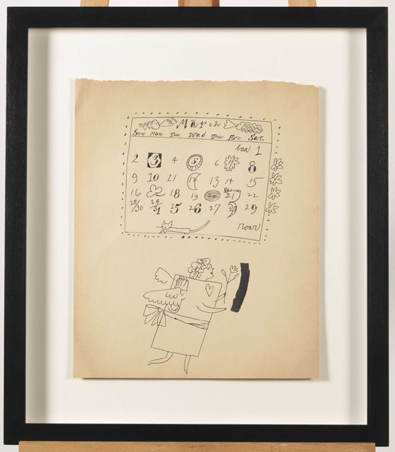 Andy Warhol - March Calendar - Cornice