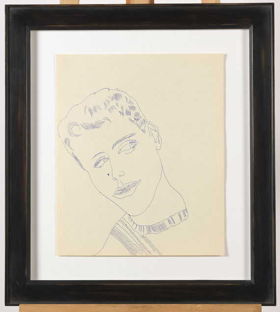 Andy Warhol - Young man with hearts (V) - Cornice