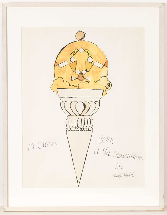 Andy Warhol - Ice Cream Cone - Cornice