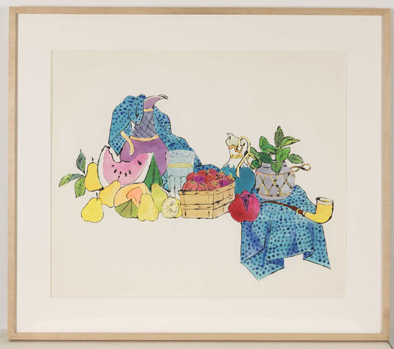 Andy Warhol - Still Life with Fruit on Table - Cornice