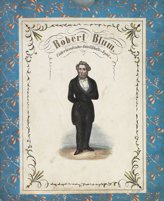 Robert Blum - Robert Blum. Vaterländisches Gesellschafts-Spiel. Um 1850 - Altre immagini