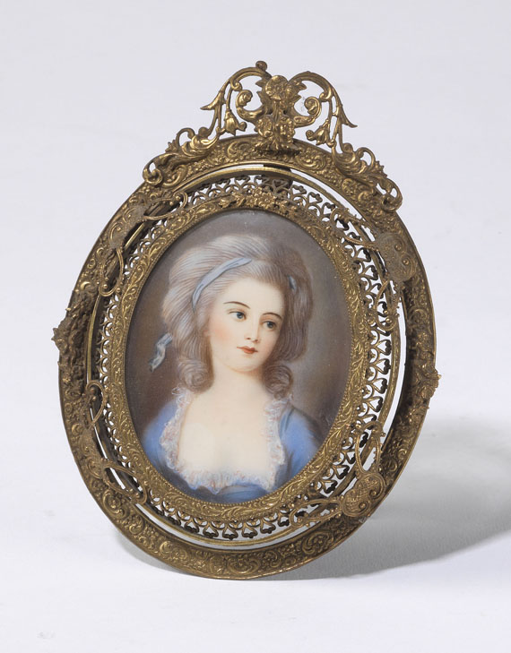  Miniatur - Porträt einer jungen Dame (Marie Antoinette?) - Altre immagini